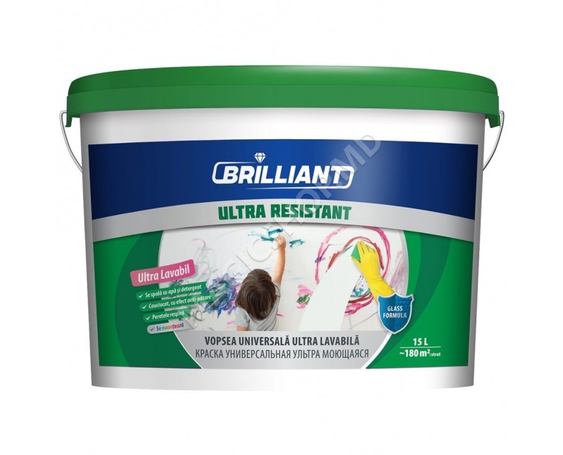 Vopsea universala ultra lavabila Ultra Rezistent 15L